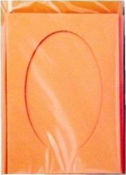 Gabriele-Wydawnictwo Słowo Karty passepartout prostokąt pomarańcz 10,5x15cm