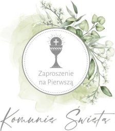 Zaproszenie Komunia (10szt)