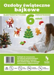 Springos Ozdoby świąteczne elektrostatyczne bajkowe 6szt