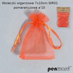 Penword Woreczki pomarańczowe 7x10cm 10szt