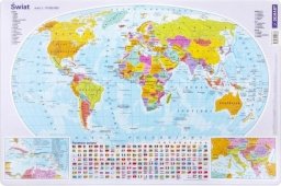 Podkładka na biurko świat