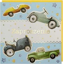 KUKARTKA Zaproszenie Urodziny 5szt