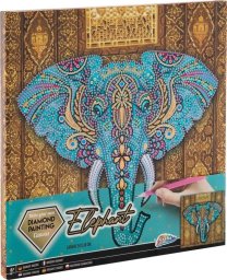 Diamentowy obraz - Słoń 30x30cm