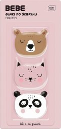 Gumka do mazania BB Friends Girls 3szt