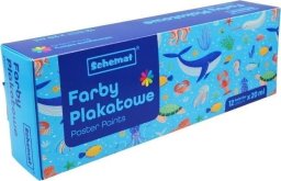 SCHEMAT Farby plakatowe 20ml 12 kolorów