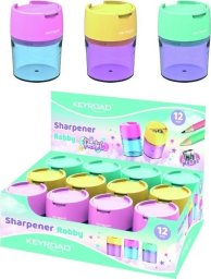 Temperówka plastikowa podwójna pojemnik (12szt)