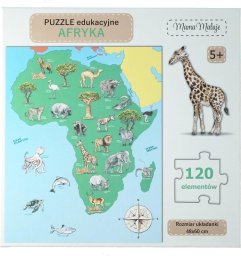 Puzzle edukacyjne Afryka 120el