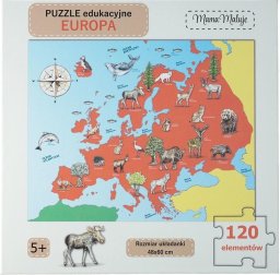 Puzzle edukacyjne Europa 120el