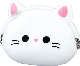 Portfelik silikonowy White Cat