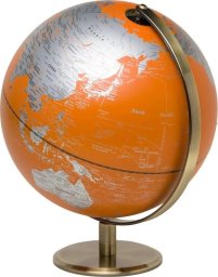 Globus podświetlany - Orange Globe Light 25cm