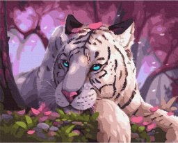Malowanie po numerach - Bengal niebieskooki 40x50