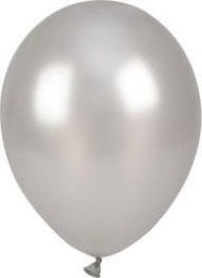 Balony metalizowane srebrne 25cm 100szt