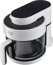 Adler Air Fryer Oven with Glass Bowl | AD 6316 | Power 1200 W | Capacity 3 L | Convection | White/Black