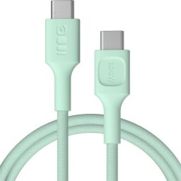 Kabel USB Green Cell USB-C - USB-C 1.2 m Zielony (KABGC100PS120MG)