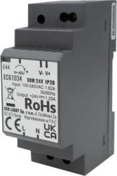 Ecolight Zasilacz Led Na Szynę Din 30W 24V Ip20 Premium Eco* Light Ec61034 Eco* Light