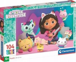 Clementoni Puzzle SuperColor Gabby's Dollhouse 104 elementy (25033)