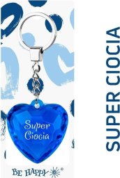 Breloczek Be Happy Brelok serce super ciocia