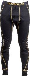 Men's thermal pants CAT, insulated, black, size 2XL