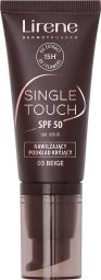 Lirene Single Touch SPF50 Nawilżający podkład kryjący 03 Beige, 30 ml