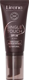 Lirene Single Touch SPF50 Nawilżający podkład kryjący 02 Natural, 30 ml