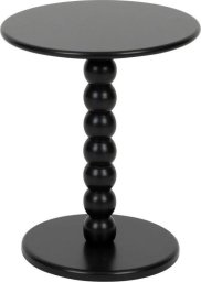 Stolik kawowy, pomocniczy MDF czarny 38 cm