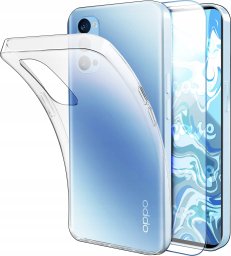Etui Do Oppo Reno 4 Pro (Przezroczyste, Silikonowe, Ochronne, Case)   SZKŁO