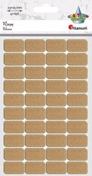 Rzepy samoprzylepne beżowe 15x25mm 40kpl