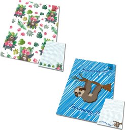 Notes A6/50K kratka poddruk Leniwce (10szt)