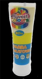 SCHEMAT Farba plakatowa w tubie żółta 30ml