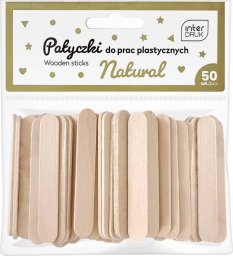 Naturalne patyczki do prac plastycznych 65mm 50szt