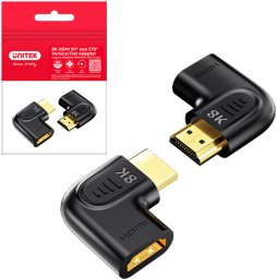 Adapter AV Unitek HDMI - HDMI czarny (A1047ABK03)
