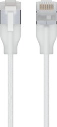 Ubiquiti UACC-Cable-Patch-EL-C6A-0.15M-W kabel sieciowy półprzezroczysty, Biały 0,15 m Cat6a