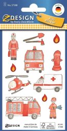 Zielona Sowa Brokatowe naklejki - Służby ratunkowe