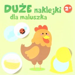 Duże naklejki dla maluszka 2+ - Kura EDUKAMP