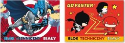 Beniamin Blok techniczny A4/10K biały Batman