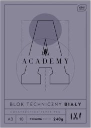 Blok techniczny A3/10K Academy (10szt) EDUKAMP