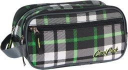 COOLPACK - WAVE - KOSMETYCZKA DUŻA - Green tartan