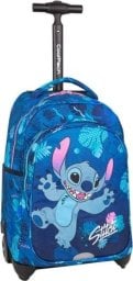 DISNEY BLUE - JACK - PLECAK MŁODZIEŻOWY NA KÓŁKACH - STITCH