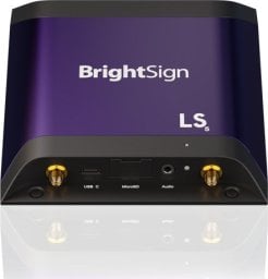 BrightSign LS445 odtwarzacz multimedalny Czarny, Fioletowy 4K Ultra HD Wi-Fi