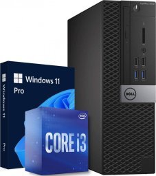 Optiplex 7040 SFF i3-6100 8GB 256GB SSD USB 3.0 DP HDMI DVD Win11 Pro
