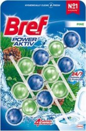 Bref Power Aktiv zawieszka do muszli WC 3szt x50g Pine