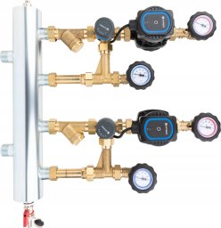 Zestaw mieszający ze sprzęgłem hydraulicznym BPS 966 AP, dwa człony z zaworem obrotowym ARV 362, pompy AF RISO APH 15-7/130 (S)A BASIC