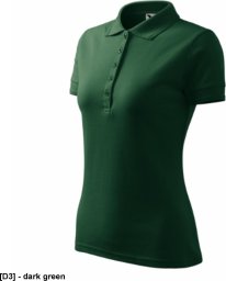Pique Polo 210 - ADLER - Koszulka polo damska, 200 g/m2, 65% bawełna, 35% poliester - dark green M