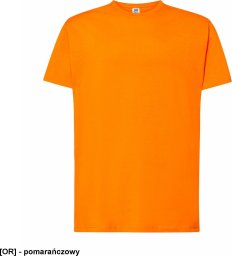 TSOCEAN - T-shirt męski z krótkim rękawem - pomarańczowy S