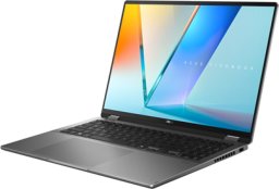 Asus Vivobook 16 Flip TP3607SA-RJ033W | Matte Gray | 16 " | OLED | Touchscreen | 3K | 2880 x 1800 pixels | Glossy | Intel Core Ultra 7 | 256V | 16 GB | LPDDR5X | Solid-state drive capacity 1000 GB | Intel Arc Graphics | Windows 11 Home | 802.11be | Blueto