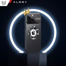 Etui do Apple iPhone 16 Pro obudowa Alogy MagSafe LuxeShield Case z ochroną obiektywów do MagSafe Graphite Black