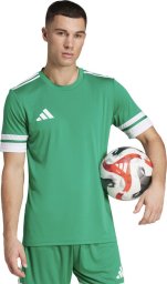 Adidas Koszulka męska Squadra 25 zielono-biała JN7485 L