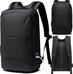 Plecak Antykradzieżowy wodoodporny Bange na laptopa 15.6" miejski podróżny 46x30x15 cm do pracy samolotu męski damski z gniazdem