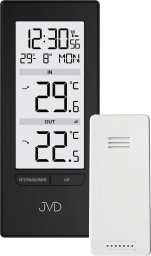 JVD Termometr JVD T3348.1 sonda zewnętrzna zegar .