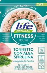 LIFE CAT sasz.70g FITNESS TUNA +          SPIRULINA ALGAE /30